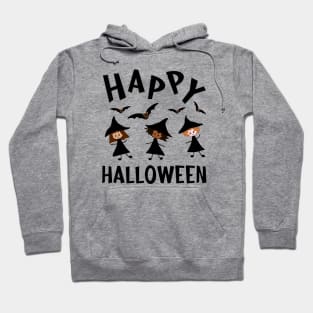 Happy Halloween - Cute Witch Girls Hoodie